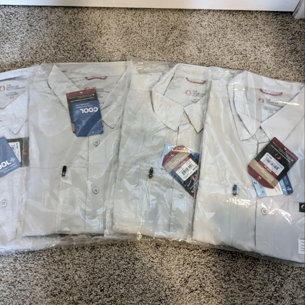 3 Fishing shirts